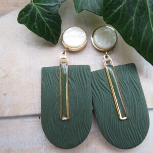 Art-Deco statement oorbellen