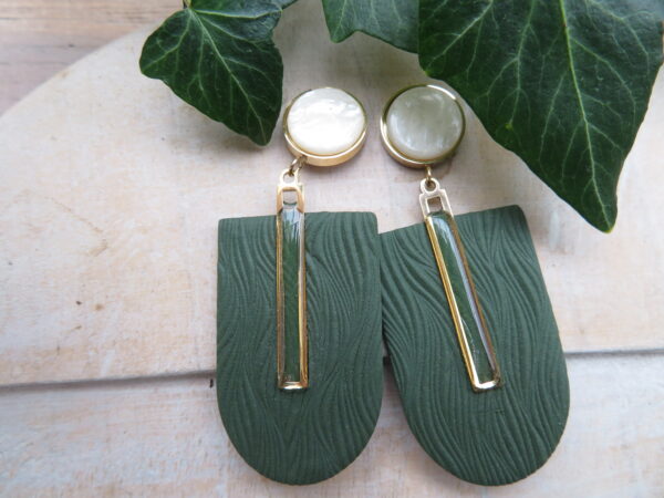 Art-Deco statement oorbellen