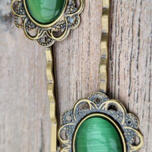 Haarspeld groen